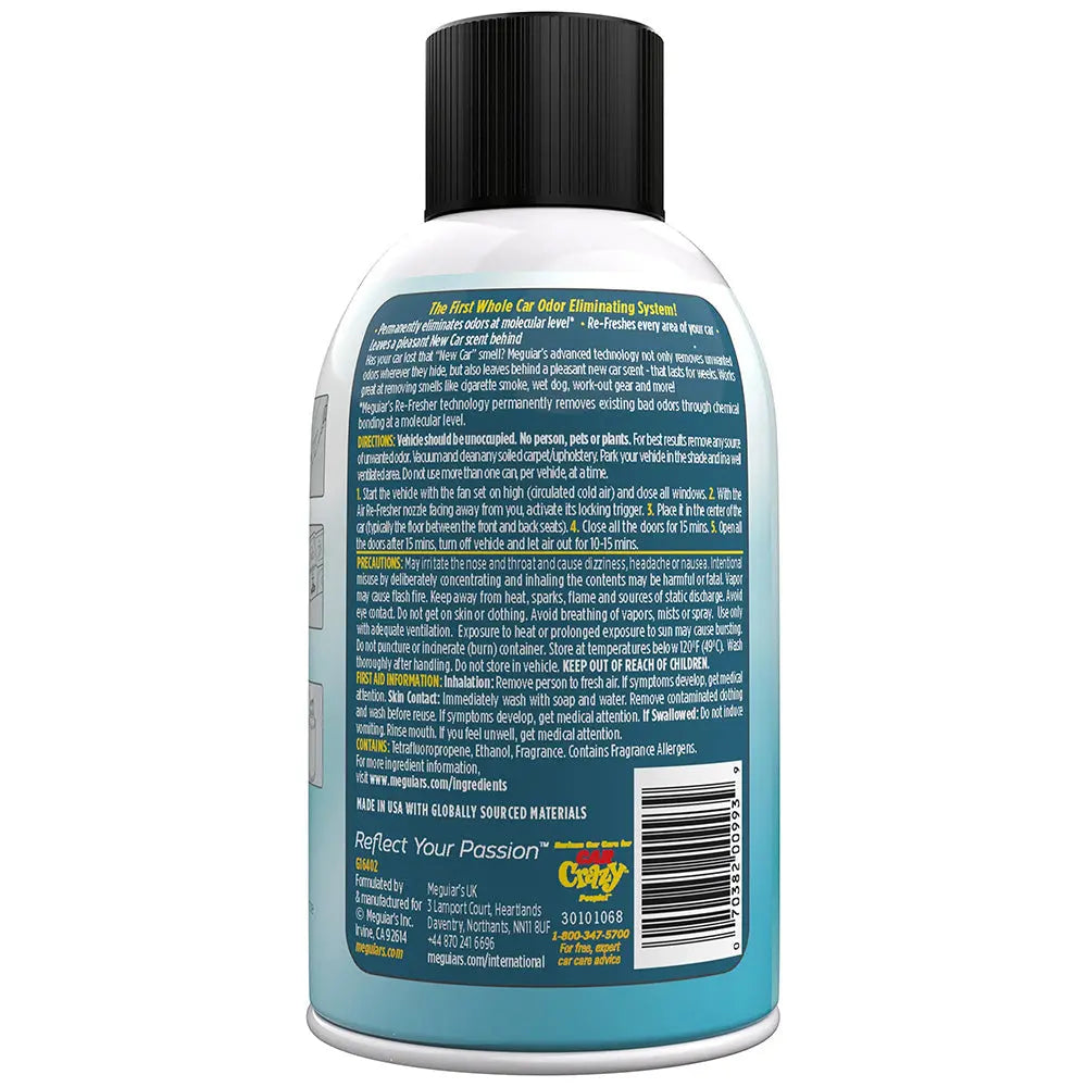 Meguiar's G16402 Whole Car Air Refresher Odor Eliminator - New Car Scent