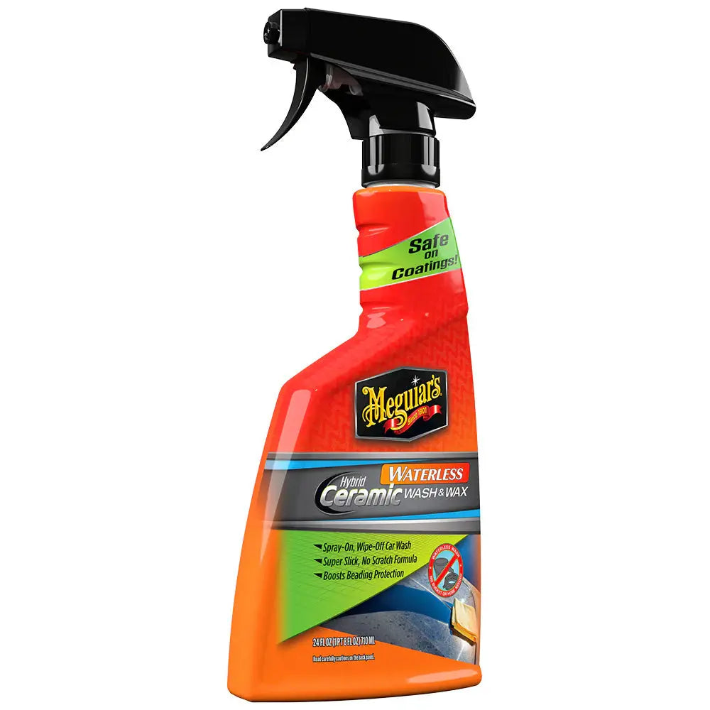 Meguiar's Hybrid Ceramic Waterless Wash & Wax - 24oz for Easy Car Detailing