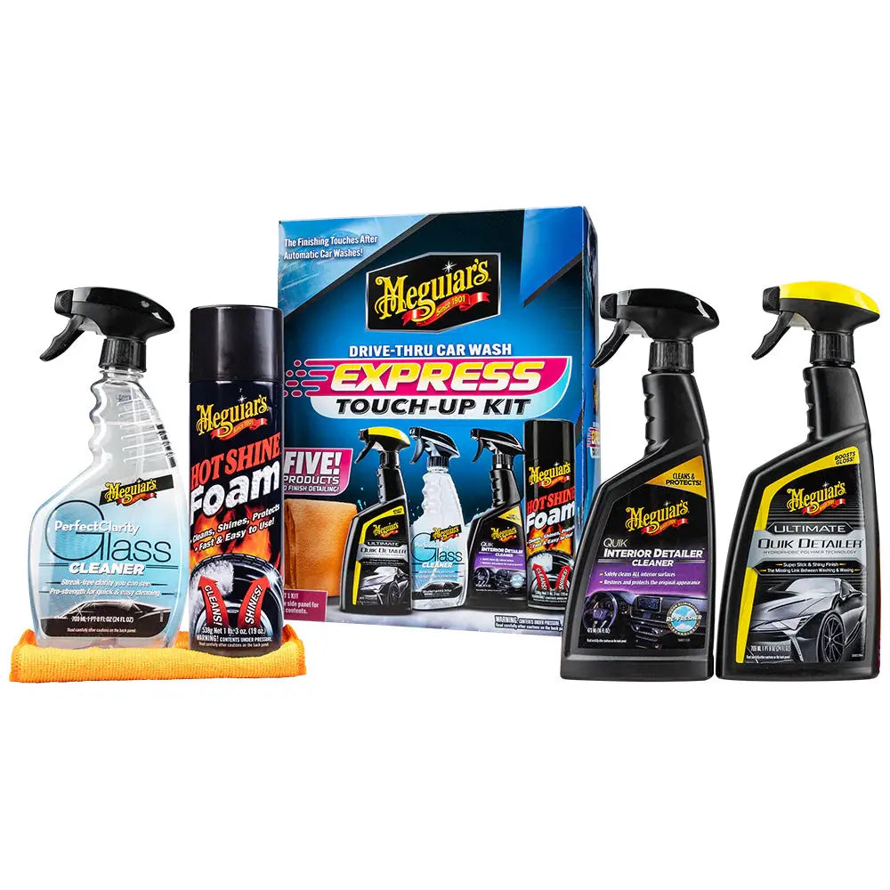 Meguiar's G55254 Express Touch-Up Car Cleaning Kit for Final Vehicle Detailing