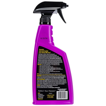 Meguiar's Hot Rims Wheel and Tire Cleaner - 24oz for Factory-Coated Wheels and Tires
