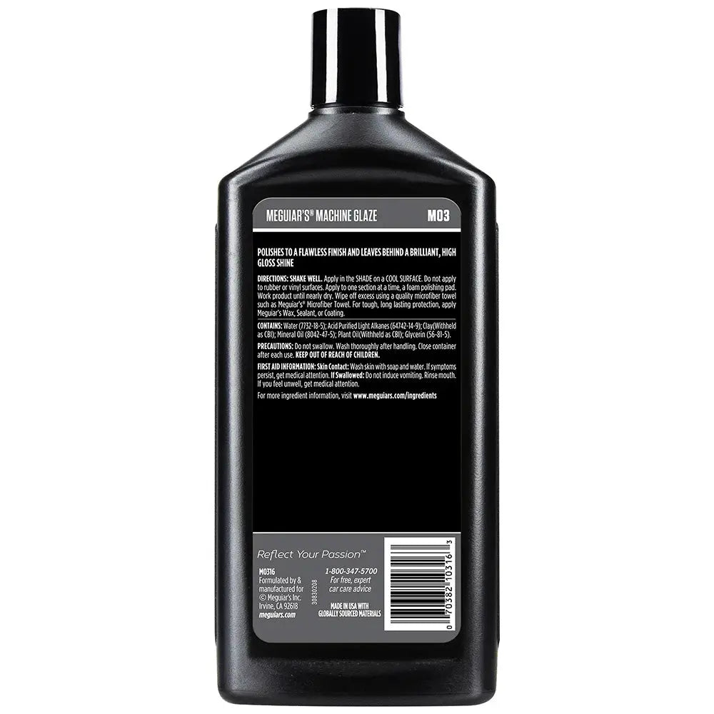 Meguiar's Professional Machine Glaze - 16 oz for Restoring Gloss and Clarity
