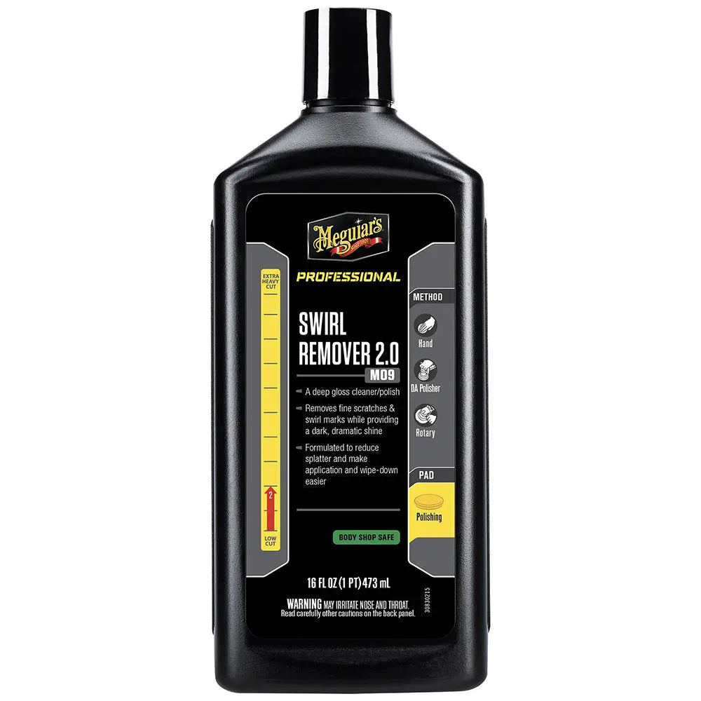 Meguiar's Swirl Remover 2.0 - 16oz for Fine Scratch and Swirl Mark Removal
