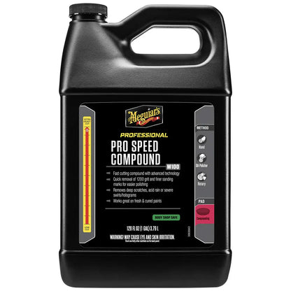 Meguiar's Pro Speed Compound - 1 Gallon for Professional Auto Detailing and Body Shops
