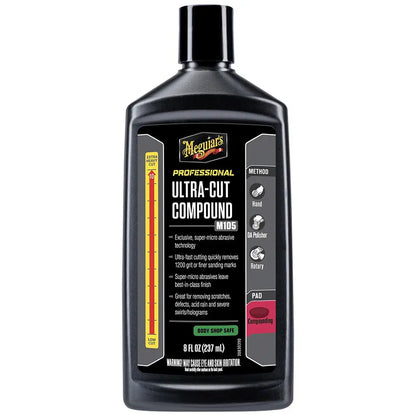 Meguiar's Professional Ultra-Cut Compound 8oz - Heavy-Duty Scratch and Defect Remover