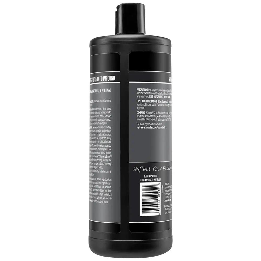 Meguiar's Professional Ultra-Cut Compound 32oz - Heavy-Duty Scratch and Defect Remover