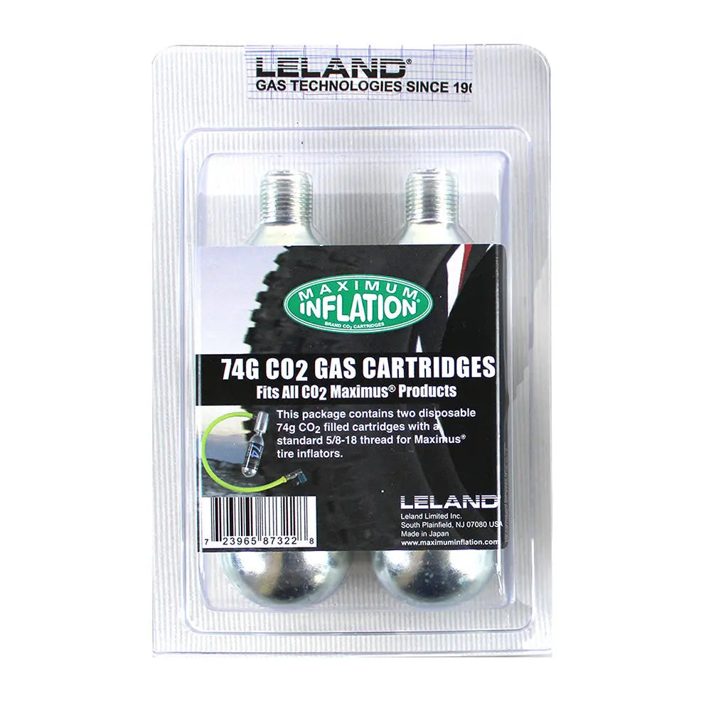 Leland Maximum Inflation Maximus Instant Tire Refill Cartridges 2-Pack