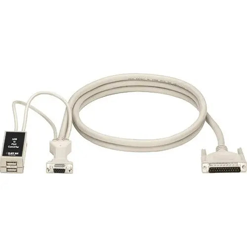 Black Box EHNUSB-0001 KVM User Cable - DB25, VGA, USB, 1 ft