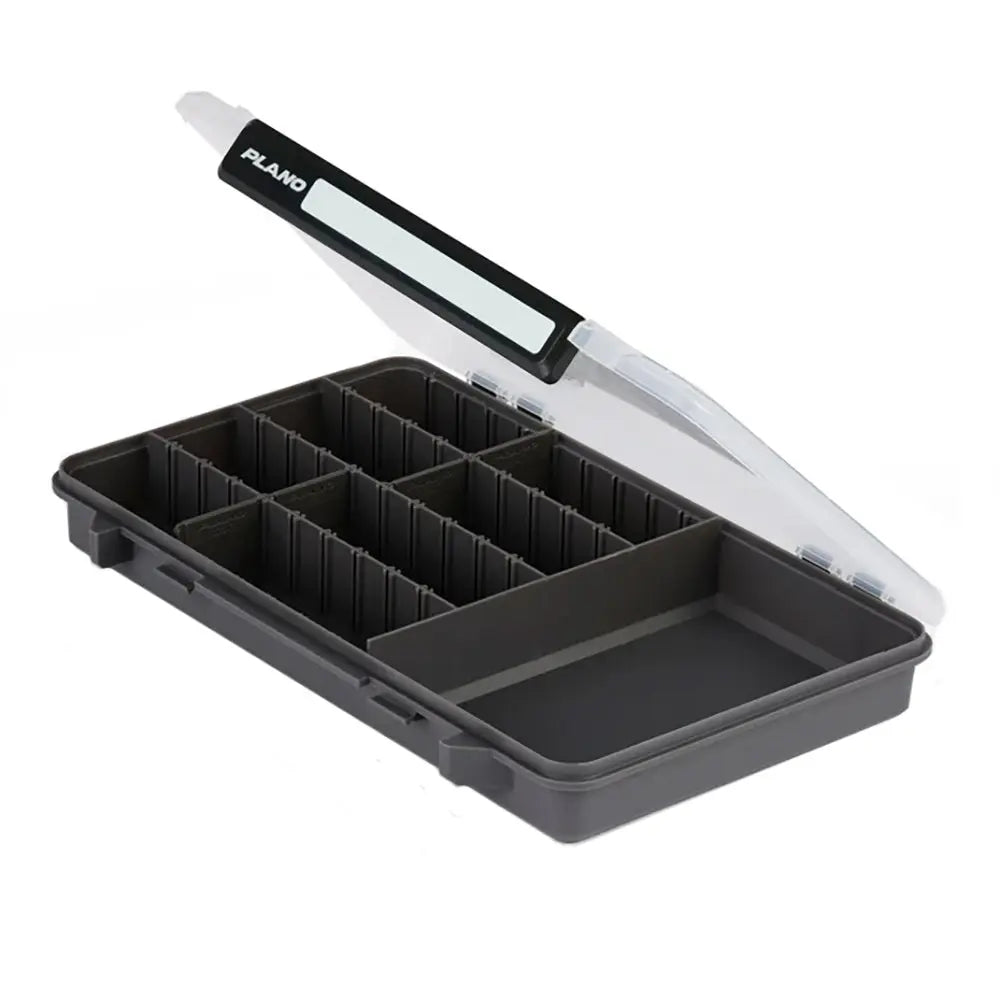 Plano P000271 StowAway 3700 50/50 Split Stow for Anglers with Adjustable Compartments and Transparent Lid