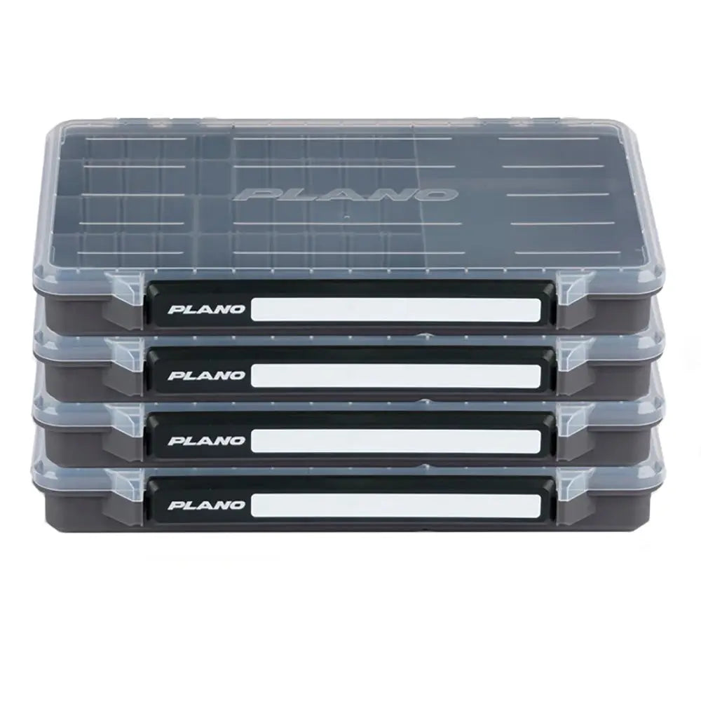 Plano StowAway 3600 50/50 Split 4-Pack Storage Boxes - Versatile Organizer for Anglers