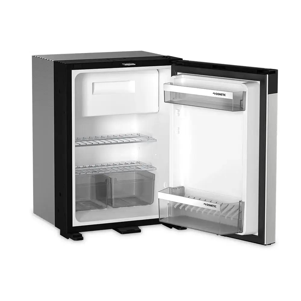 Dometic NRX 35S Compressor Refrigerator - 35L Matte Stainless Steel for RV and Marine Use by Dometic