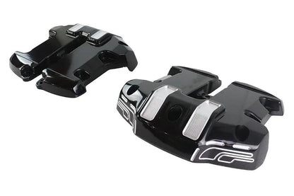 Motorshop M8 Rocker Box Set Black for Harley Davidson FLT and FXE Models by Motorshop