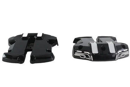 Motorshop M8 Rocker Box Set Black for Harley Davidson FLT and FXE Models by Motorshop