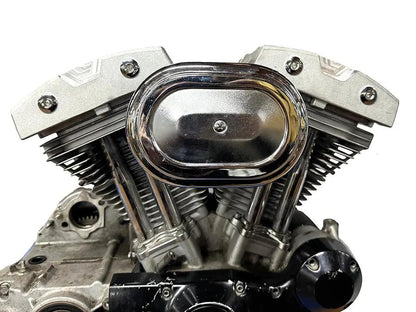Motorshop XL Shovelhead Rocker Box Cover Set Natural Cast for Harley Davidson XL Models by Motorshop