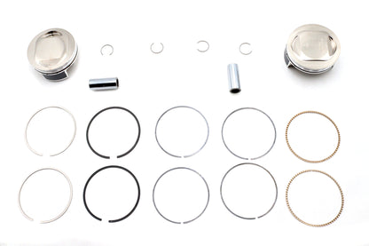 Wiseco K1759 Domed Piston Kit for Harley-Davidson FXST, FLST, FLT and FXD