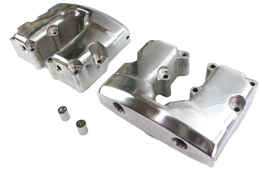 Motorshop Shovelhead Rocker Box Cover Set Polished for Harley Davidson FL 1966-1975 by Motorshop
