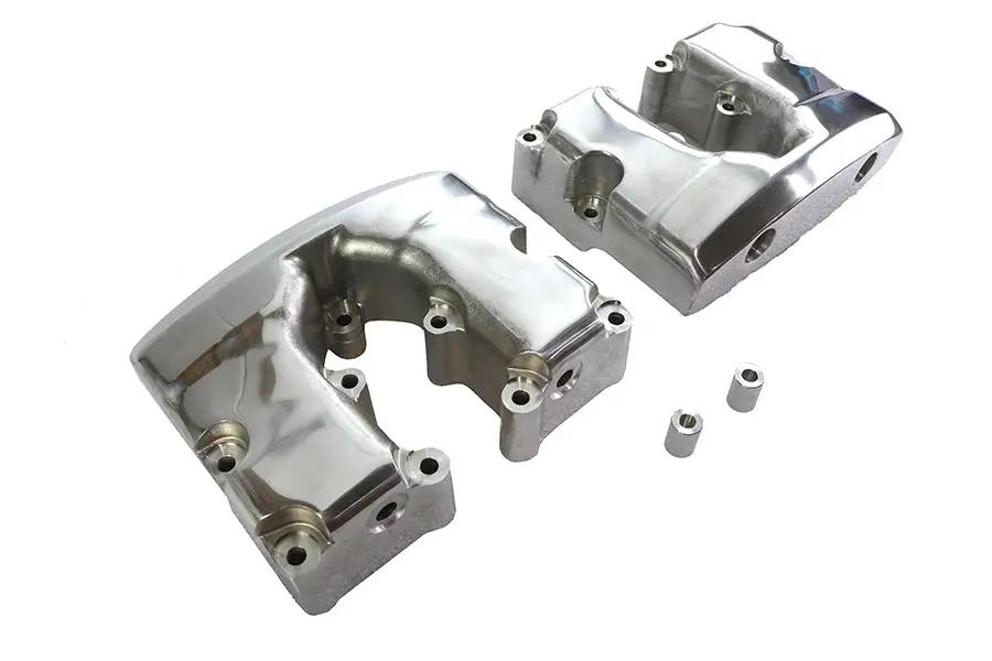 Motorshop Shovelhead Rocker Box Cover Set Polished for Harley Davidson FL 1966-1975 by Motorshop