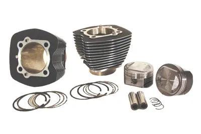Motorshop 95 Inch Big Bore Black Cylinder Kit for Harley Davidson FXST and FLST Models by Motorshop