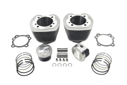 Motorshop 95 Inch Big Bore Twin Cam Cylinder and Piston Kit for Harley Davidson FXST and FLST by Motorshop