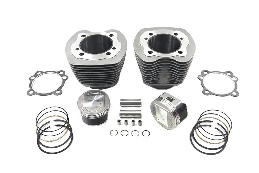 Motorshop 95 Inch Big Bore Twin Cam Cylinder and Piston Kit for Harley Davidson FXST and FLST by Motorshop