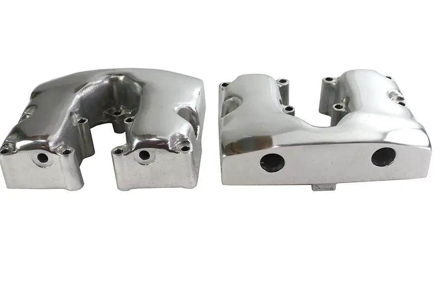 Motorshop Replica Shovelhead Rocker Box Cover Set Polished for Harley Davidson FL 1966-1975 by Motorshop