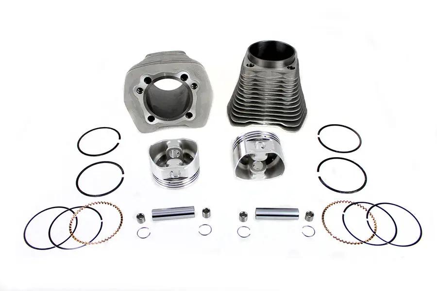 Motorshop 88 Inch Evolution Big Bore Cylinder Kit Silver for Harley Davidson FLST by Motorshop