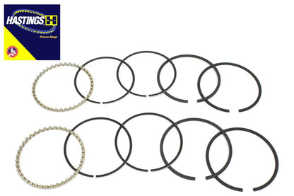 Hastings Rings 6127 80 Inch Shovelhead Piston Ring Set Standard for Harley Davidson (Pair) by Hastings Rings