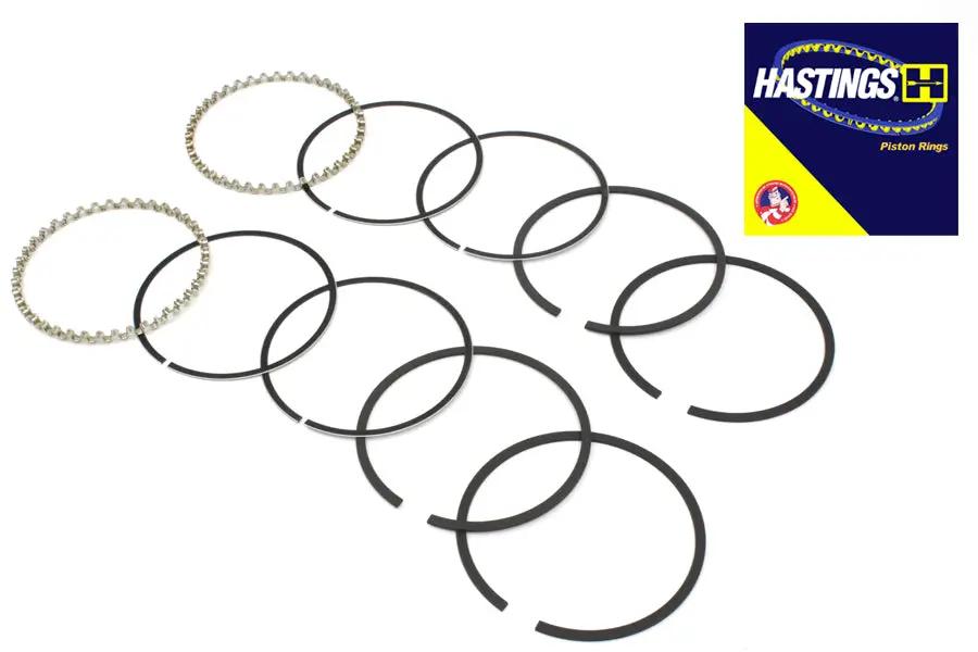 Hastings Rings 6127 80 Inch Shovelhead Piston Ring Set Standard for Harley Davidson (Pair) by Hastings Rings