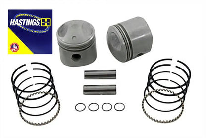 Motorshop Replica 74 inch Overhead Valve Piston Set .010 Oversize for Harley Davidson FL by Motorshop