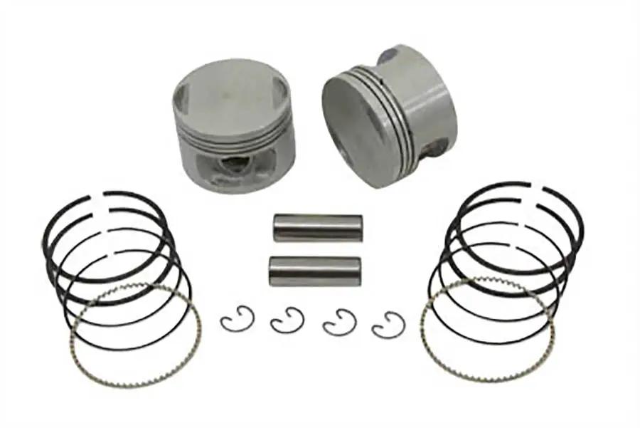 Motorshop Replica 883cc Piston Set .005 Oversize for Harley Davidson XL Models by Motorshop
