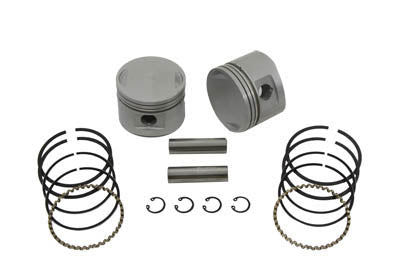 Motorshop 80 Inch Evolution Piston Kit .005 Oversize for Harley Davidson FXR