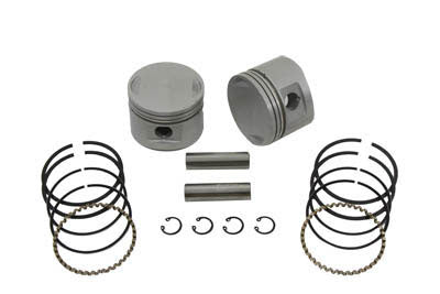 Motorshop 80 Inch Evolution Piston Kit .005 Oversize for Harley Davidson FXR