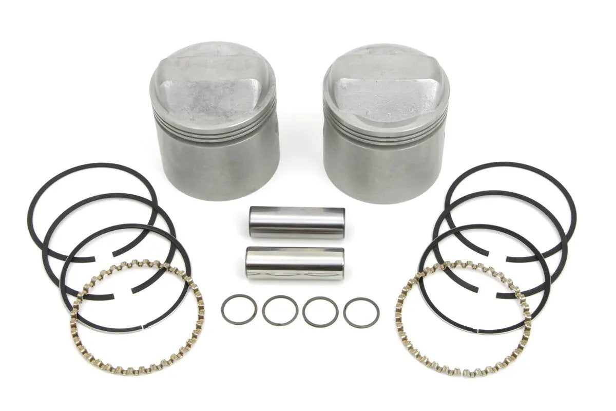 Motorshop 1000cc Piston Set .010 Oversize for Harley Davidson XL Models by Motorshop