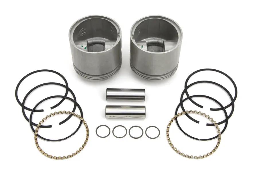 Motorshop 1000cc Piston Set .010 Oversize for Harley Davidson XL Models by Motorshop