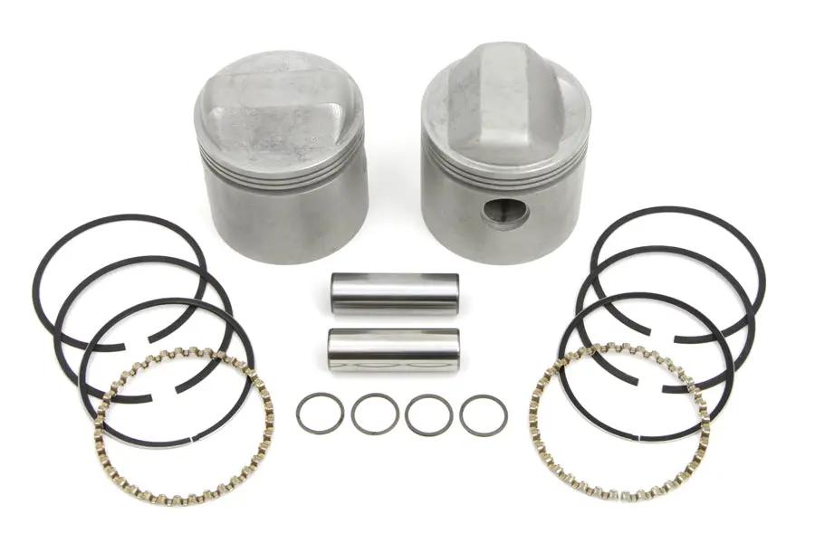Motorshop 1000cc Piston Set .010 Oversize for Harley Davidson XL Models by Motorshop