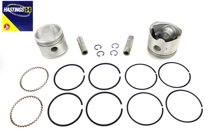 Motorshop 74 Inch Overhead Valve Piston Set for Harley Davidson FL Models