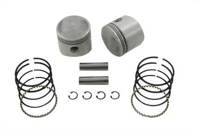Motorshop 74 Inch Overhead Valve Piston Set .070 Oversize for Harley Davidson FL by Motorshop
