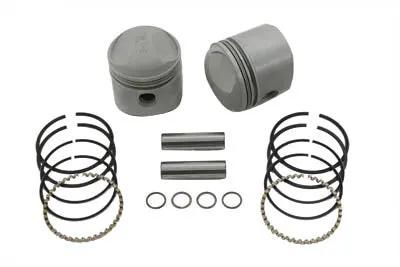 Motorshop 74 inch Overhead Valve Piston Set .020 Oversize for Harley Davidson FL by Motorshop