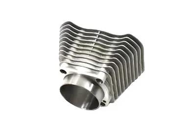 Motorshop Replica 1200cc Silver Finish Cylinder for Harley Davidson XL (2004-2013) by Motorshop