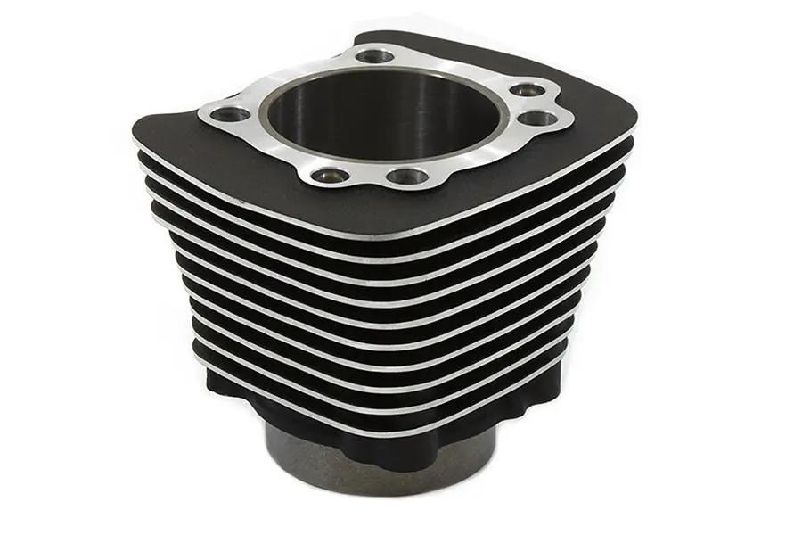 Motorshop Replica 1200cc Black Wrinkle Finish Cylinder for Harley Davidson XL (1988-1997) by Motorshop