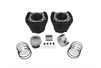 Motorshop 1200cc Cylinder and Piston Conversion Kit Black for Harley Davidson XL (1986-1995) by Motorshop