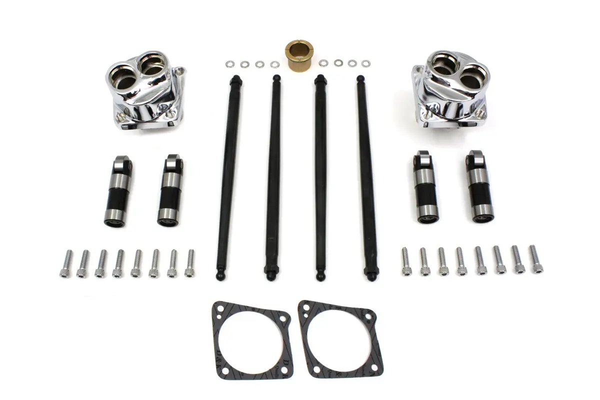 Motorshop Solid Tappet and Pushrod Assembly for Harley Davidson FLST Engines by Motorshop