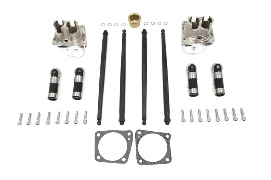 Motorshop Solid Tappet and Pushrod Assembly for Harley Davidson FLST Engines by Motorshop
