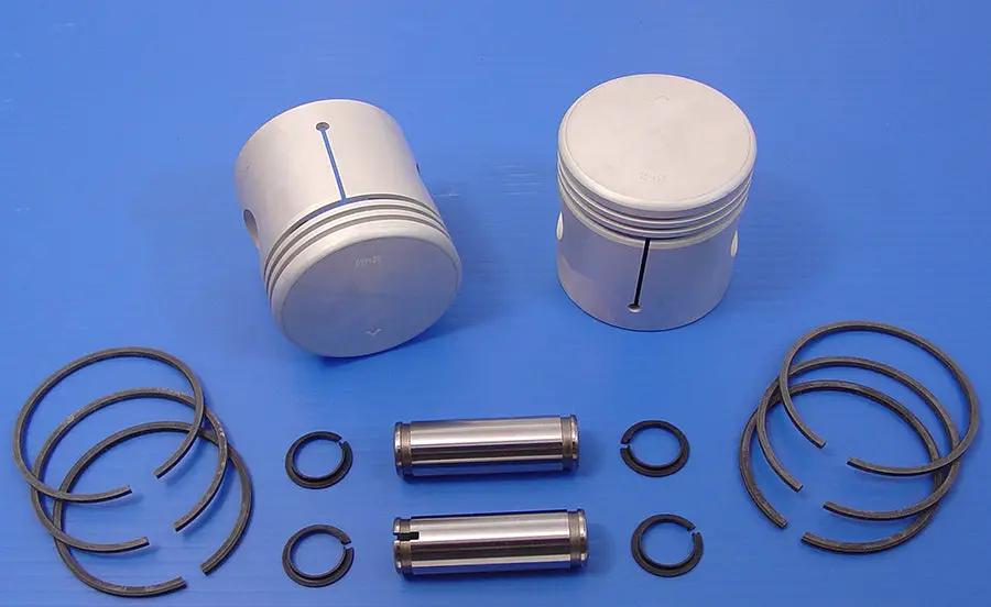 Motorshop Piston Kit .040 Oversize for Harley Davidson WL Models by Motorshop