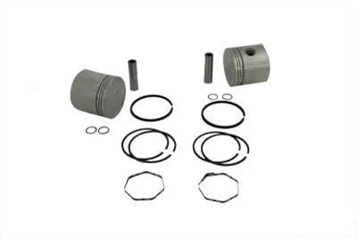 Eastern 3-5/16 Inch Piston Set .050 Oversize for Harley Davidson UL Engines by Eastern