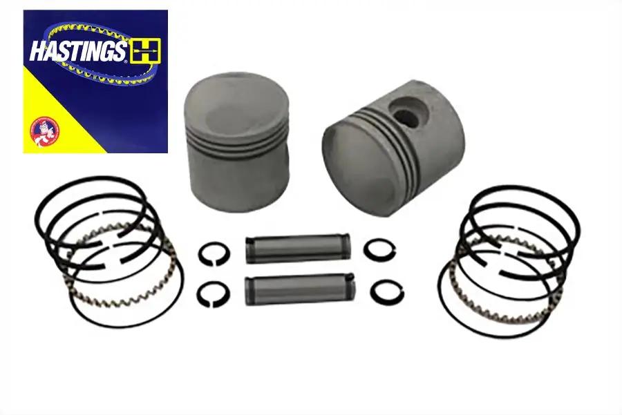 Motorshop 61 Inch Overhead Valve 3-5/16 Inch Piston Set Standard Size for Harley Davidson EL by Motorshop
