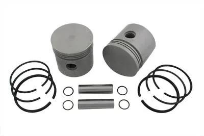 Eastern K-Model 2-3/4 inch Piston Set .010 Oversize for Harley Davidson K Models by Eastern