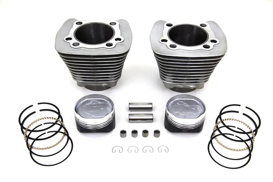 Motorshop 1200cc Cylinder and Piston Conversion Kit for Harley Davidson XL - Silver by Motorshop