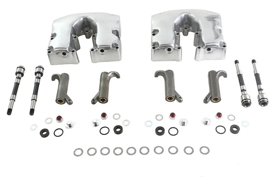 Motorshop Shovelhead Rocker Box Assembly Polished Finish for Harley Davidson FL (1966-1975) by Motorshop