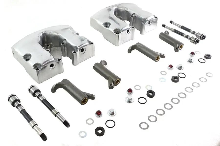 Motorshop Shovelhead Rocker Box Assembly Polished Finish for Harley Davidson FL (1966-1975) by Motorshop