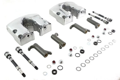 Motorshop Shovelhead Rocker Box Assembly Polished Finish for Harley Davidson FL (1966-1975) by Motorshop